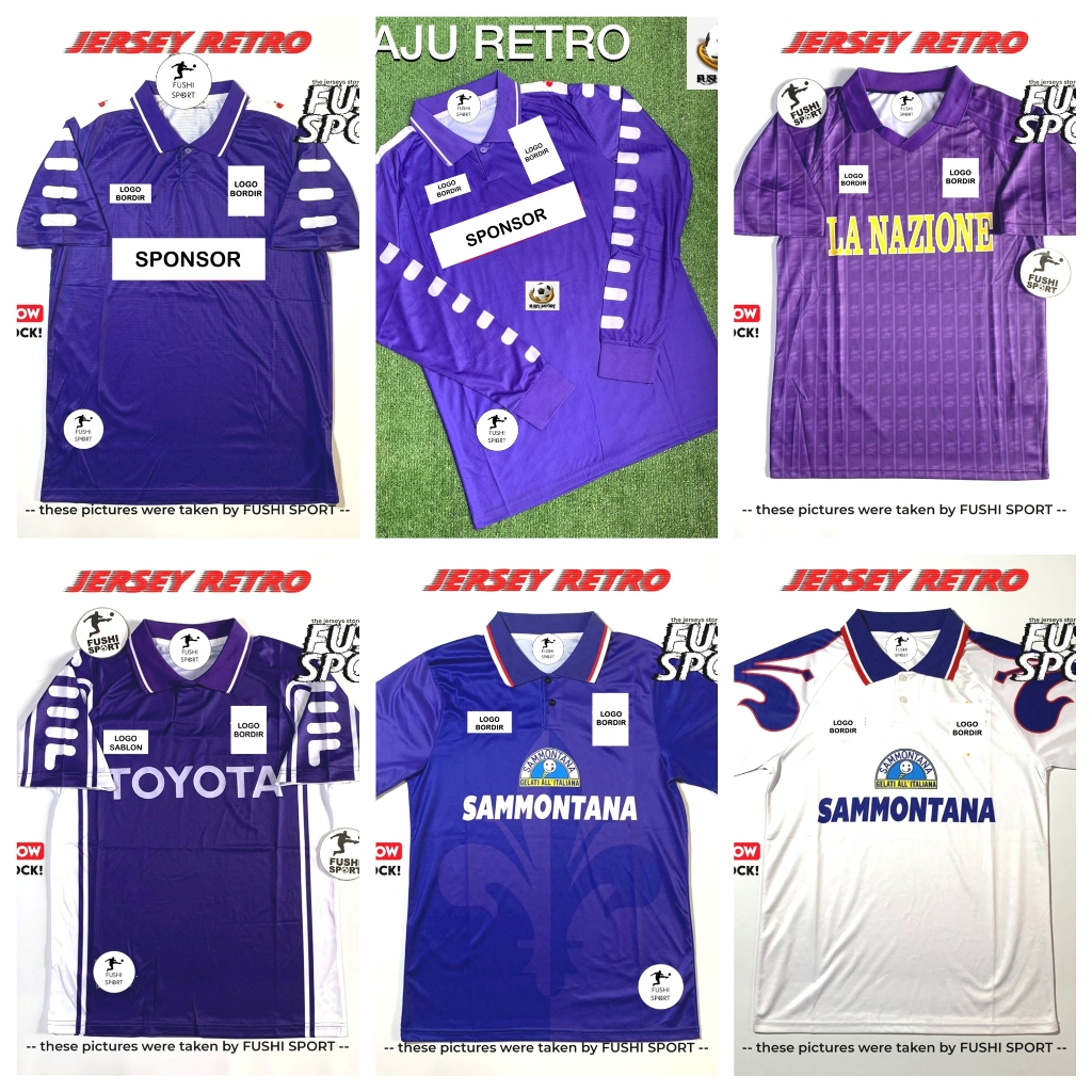 JERSEY BAJU BOLA Fiorentina HOME AWAY RETRO