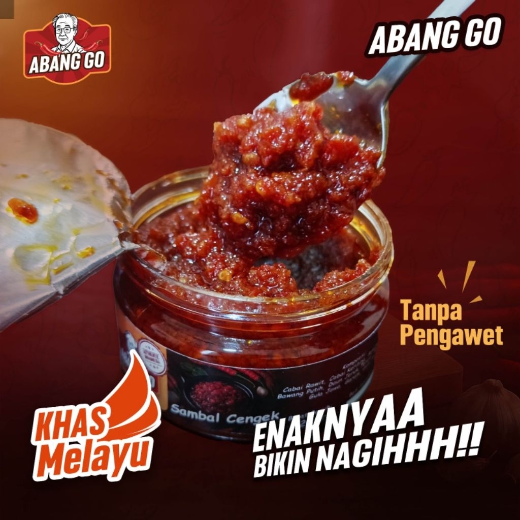 

Sambal Cengek Khas Melayu - Sambal Nasi Lemak Malaysia - Sambal Nasi Gemuk Jambi - Sambal Abang Go