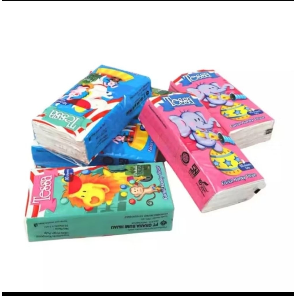 

TESSA TISU SAKU / POCKET / HANKY / 10sheets 3ply