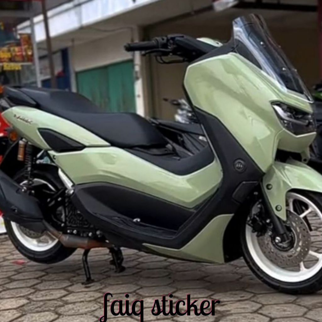 stiker skotlet warna hijau matcha glossy skotle warna hijau matcha doff