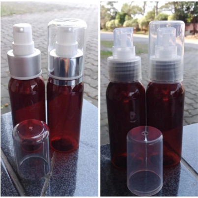 Botol 60ml Botol Pump 60ml Amber Botol 60ml Cokelat Tutup Pump Neck 24