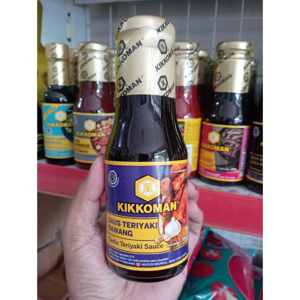 

[oddsolshop] pekanbaru/Kikkoman Saus Teriyaki Bawang 300GR Garlic Teriyaki Sauce Bumbu Masak Instan