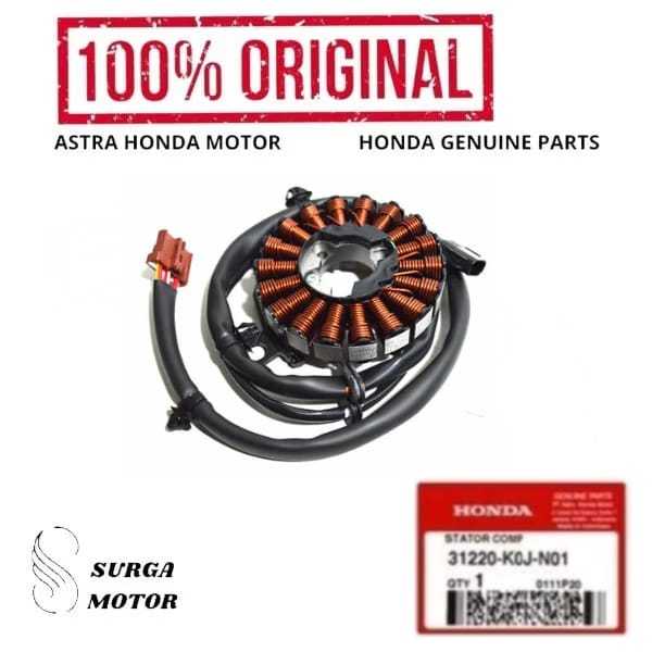 Spull (Stator Comp) Motor  Genio 31220K0JN01 31220-K0J-N01 Stator Comp Spul Magnet Magnit    HGP