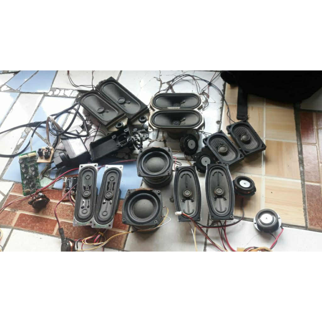 speaker diy bekas tv Polytron