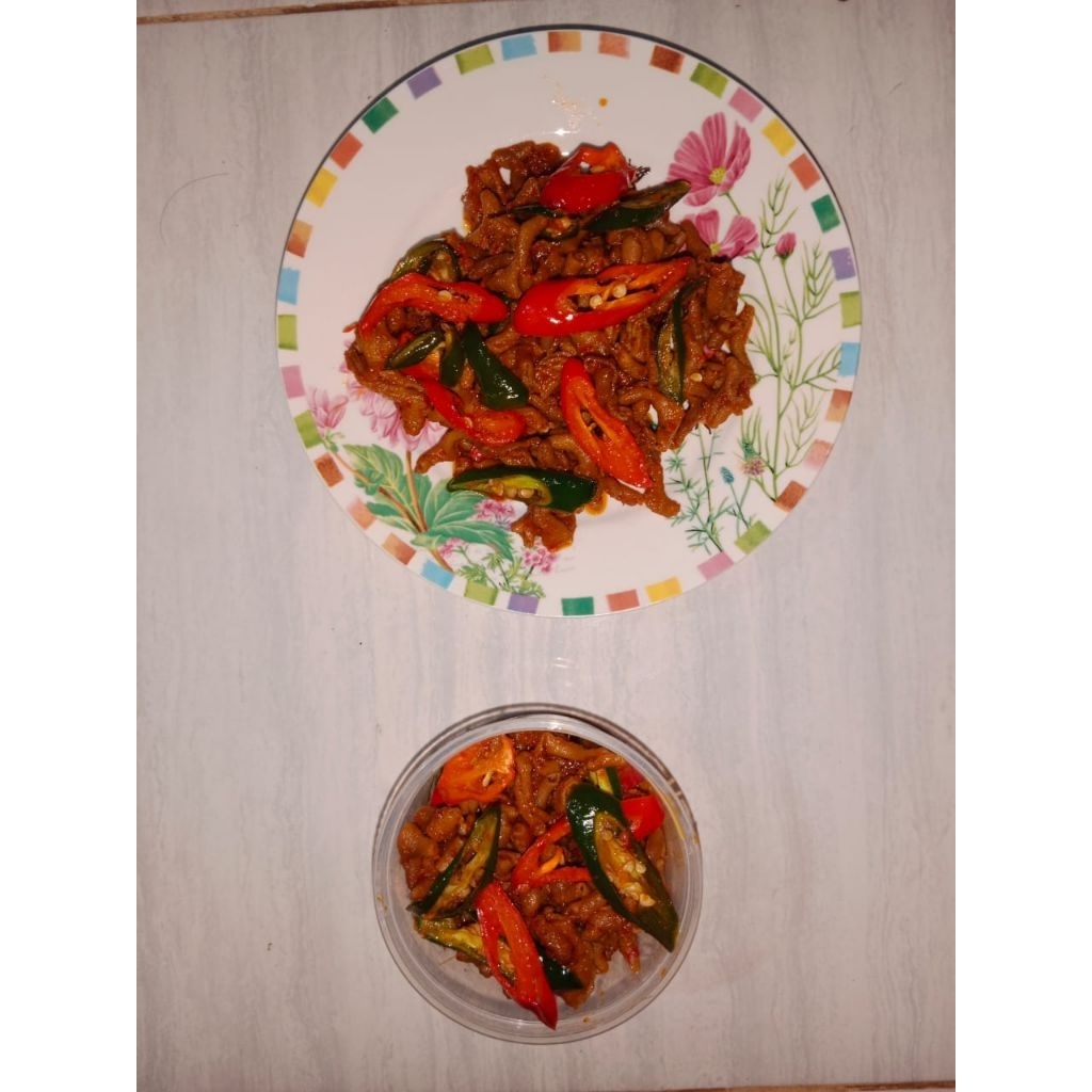 

SAMBAL GORENG UCUS AYAM | SAMBEL GORENG USUS AYAM