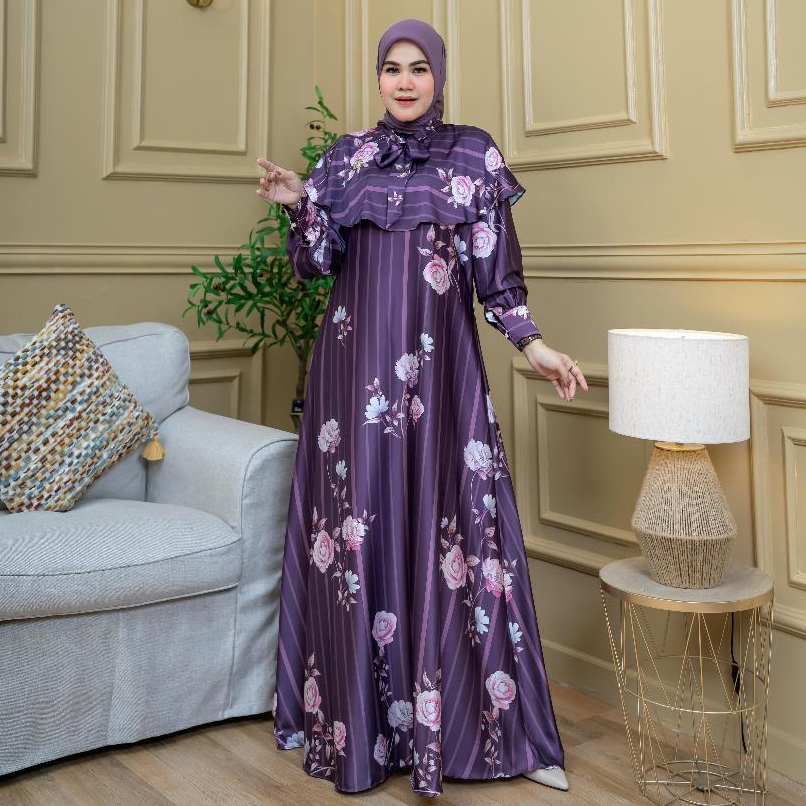 ARABIAN SUTRA SILK DIGITAL PRINT PREMIUM - GAMIS - GAMIS WANITA - BAJU CEWEK