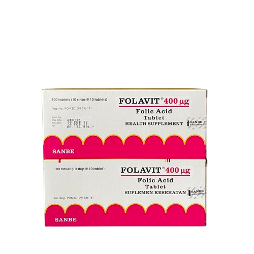 Folavit 400mg/strip