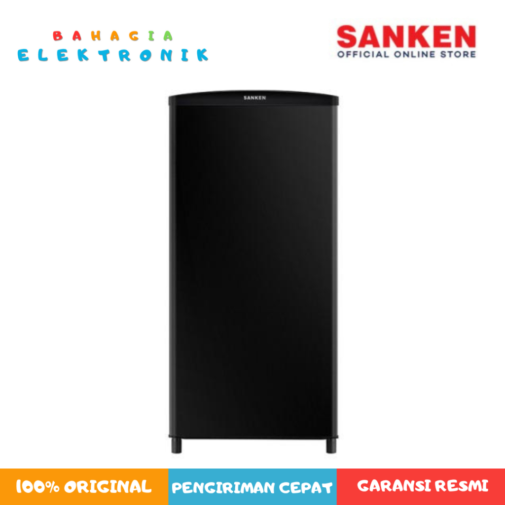 SANKEN SK-V198A-BB Kulkas 1 Pintu Kapasitas 190 Liter