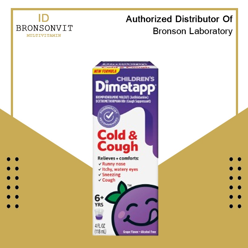 Dimetapp Children Obat Batuk Dan Pilek Anak 6 Tahun+ - 4 fl oz (118 ml)