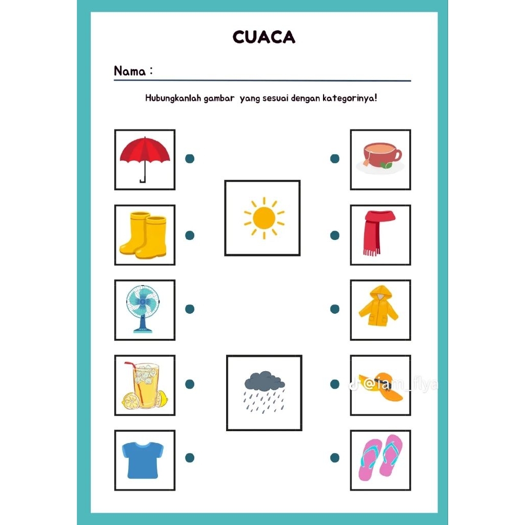 

Lembar kerja mencocokan gambar