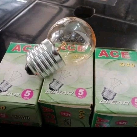 Lampu Bohlam ACE G40 5watt Kuning