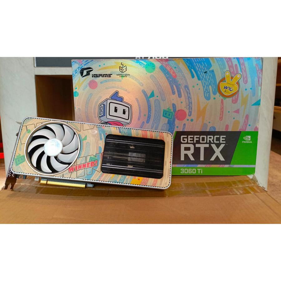 VGA NVIDIA Colorful iGame GeForce RTX 3060 Ti Bilibili eSports Edition OC 8GB LHR - 2ND FULL BOX