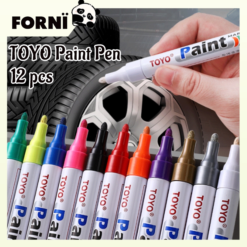 

Spidol Warna Spidol Ban TOYO Paint Marker Toyo Original Spidol Nat Keramik Ori Mobil Motor Car