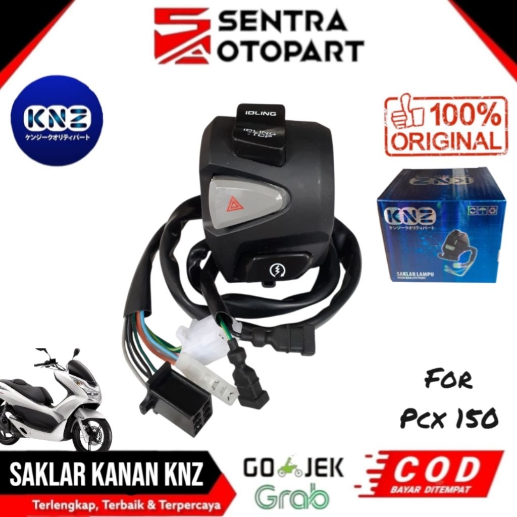 saklar kanan holder kanan pcx 150 pcx150 knz