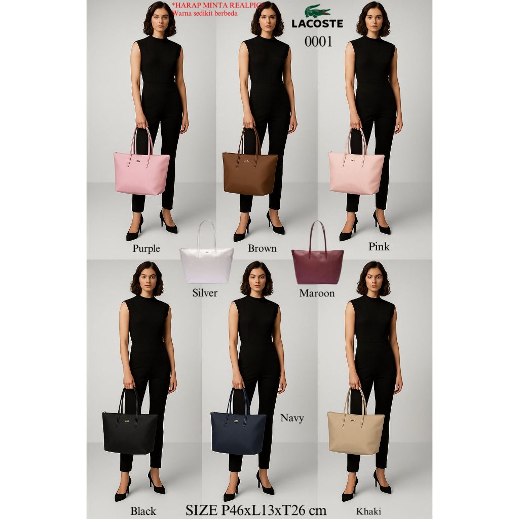 TOTE BAG WANITA IMPORT TAS LAkO 520 MODEL TERBARU tyga crocodile