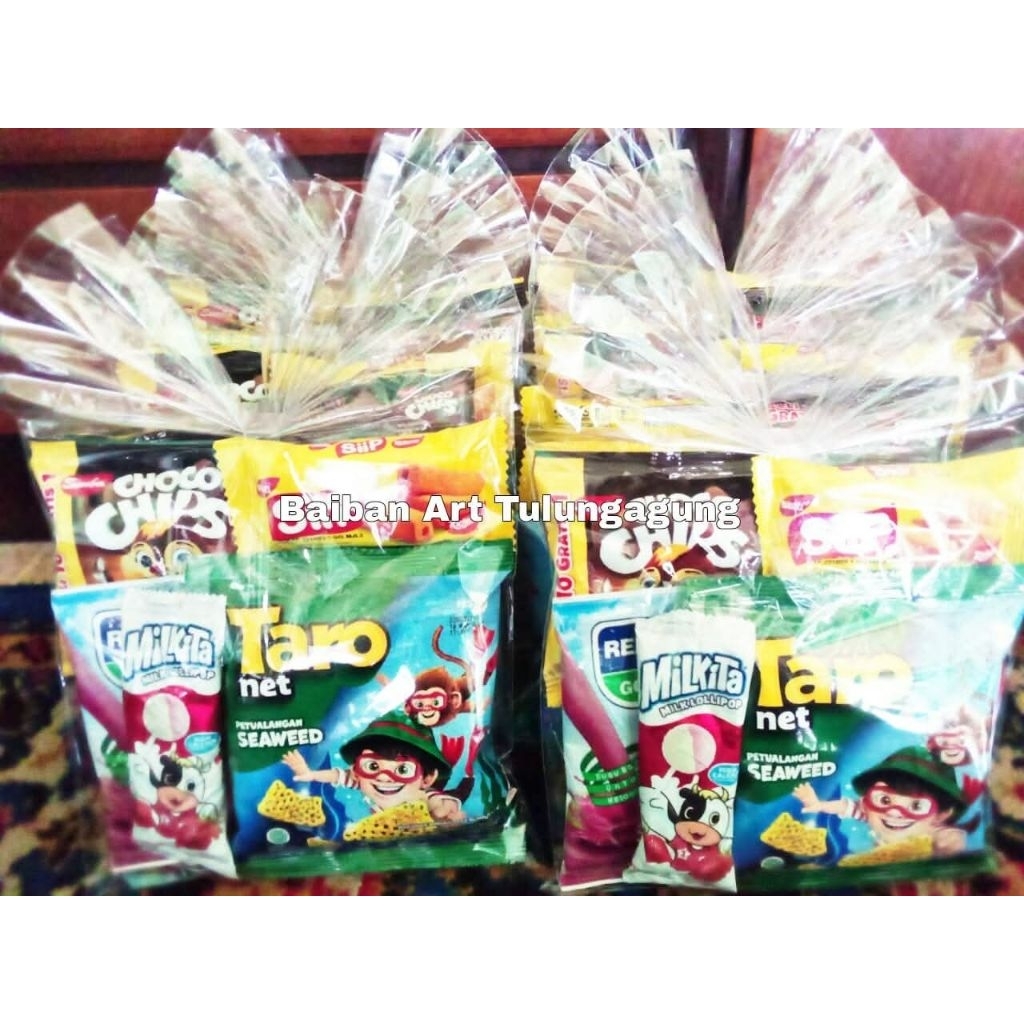 

[Isi 10 Pack] PAKET SNACK ULTAH/MINI GIFT/HAMPERS SNACK PS001