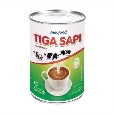 

Tiga Sapi Kental Manis Putih 490gr