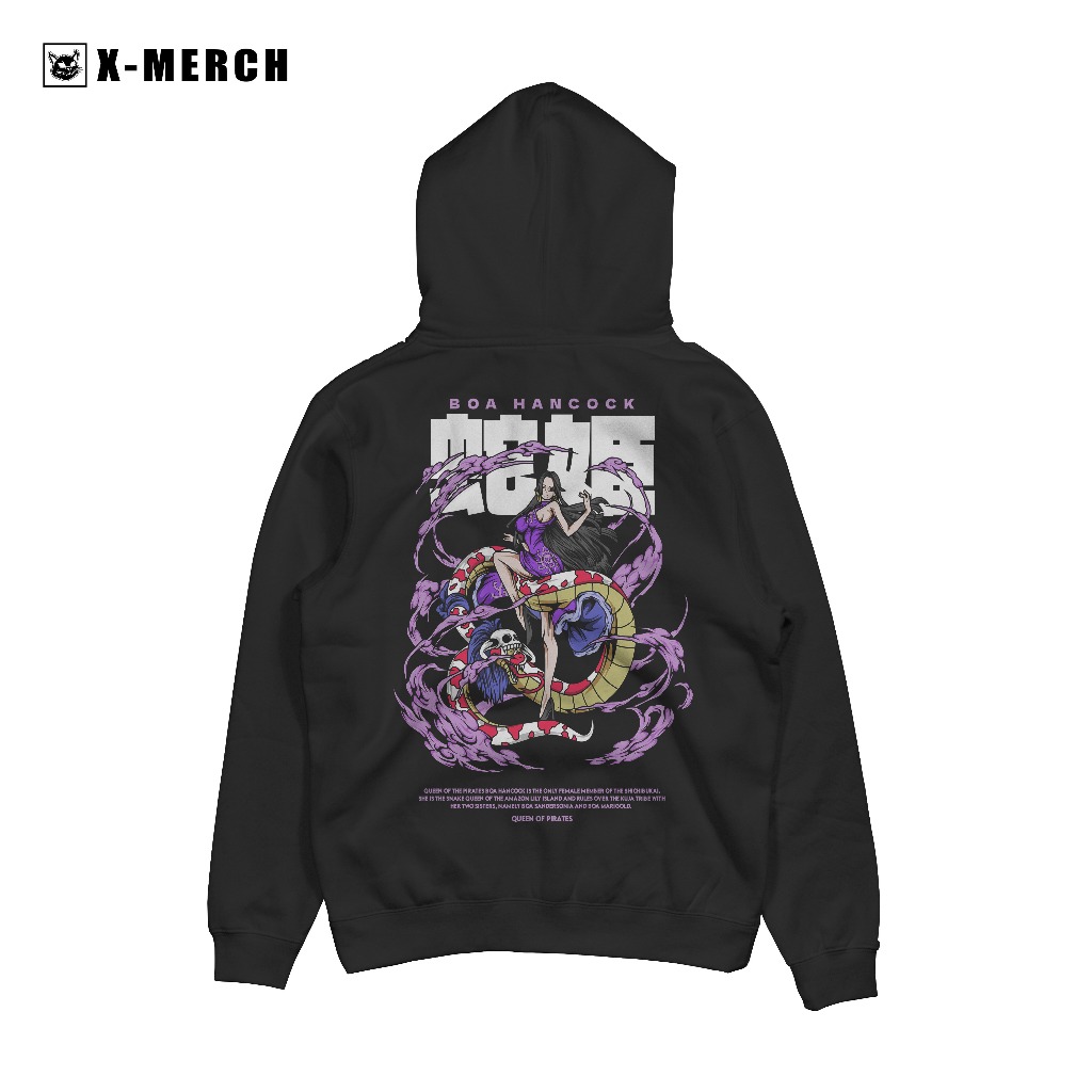 X-MERCH - Boa Hancock Anime One Piece Pullover Hoodie