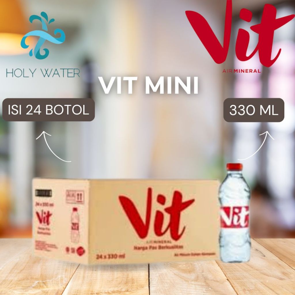 

(KARGO / REGULER) VIT MINI 330ML ISI 24 BOTOL MINI PER KARTON - READY VIT KEMASAN 1500 MILI, 550ML, 330 ML, GELAS CUP Air Minum MINERAL Botol