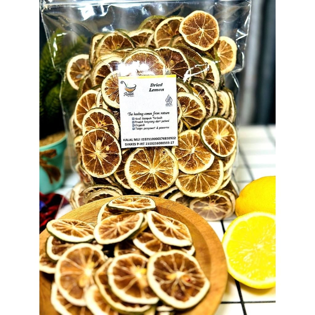 

Dried Lemon Slice /Lemon Kering Iris Premium 500 gram