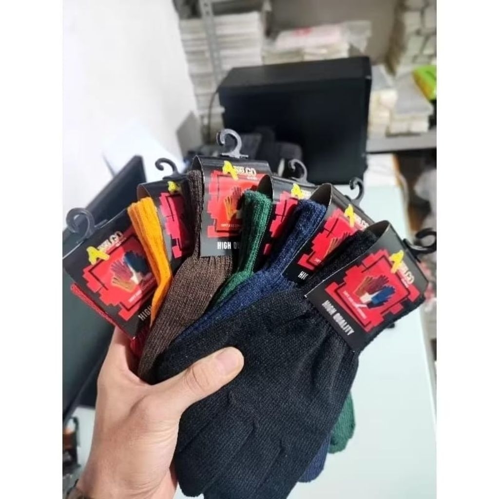 Sarung tangan Rajut Polos Sarung Tangan Dewasa Sarung Tangan Motor Sarung Tangan Kereta Sarung Tanga