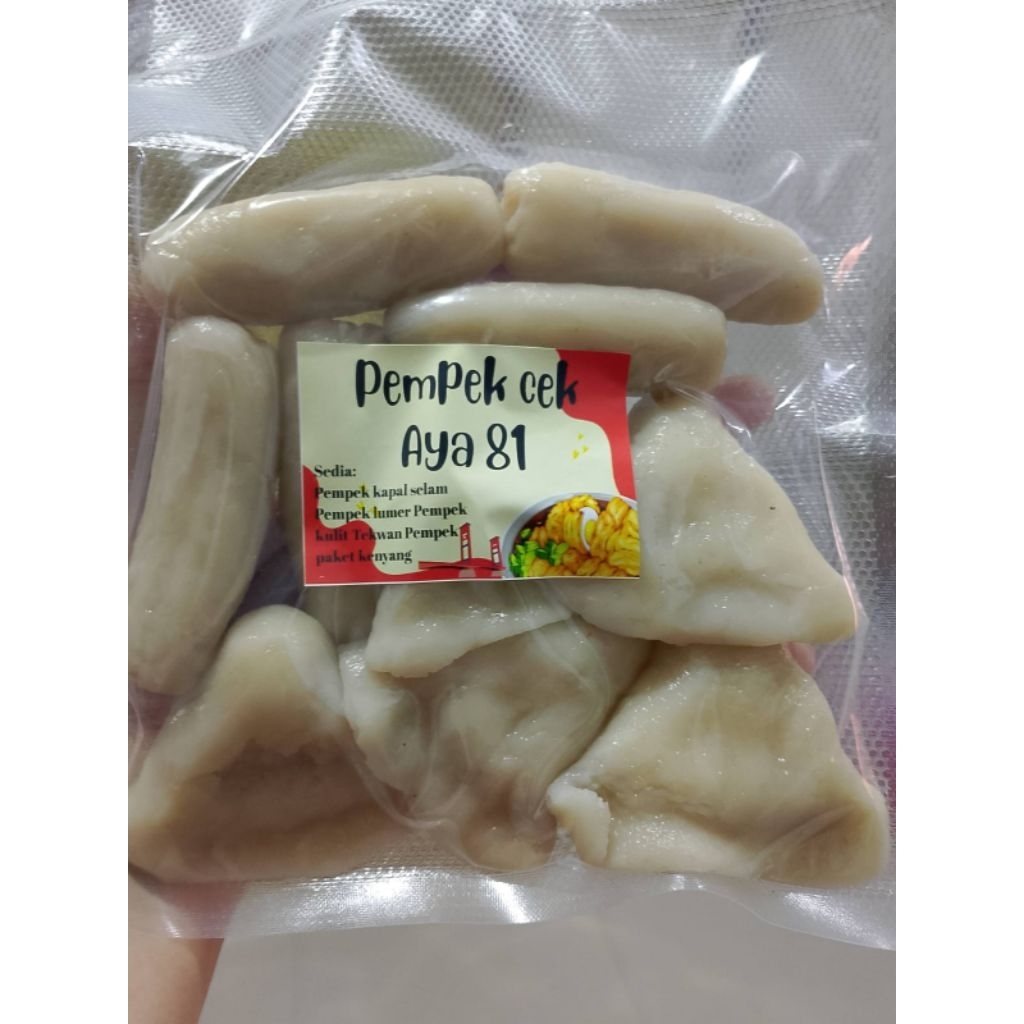 

Pempek telor kocok& lenjer. kecil(Frozen food)