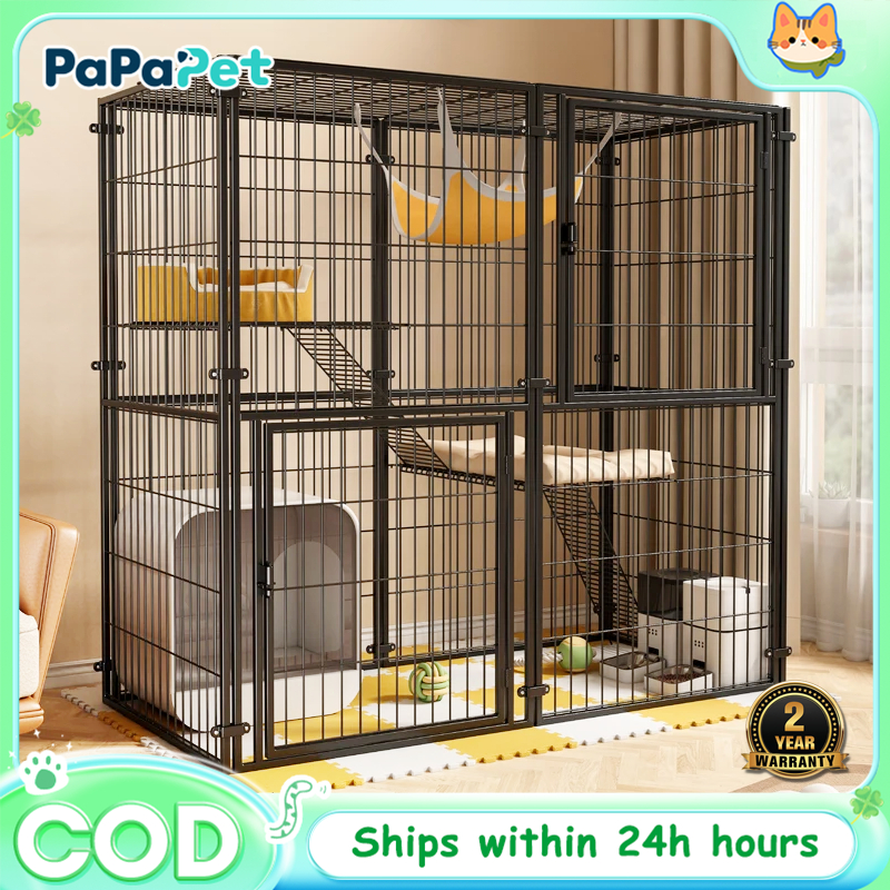 NEW Kandang Kucing Kandang Kandang Hewan Peliharaan Kandang Besar Murah Yang Kokoh Beberapa Kucing