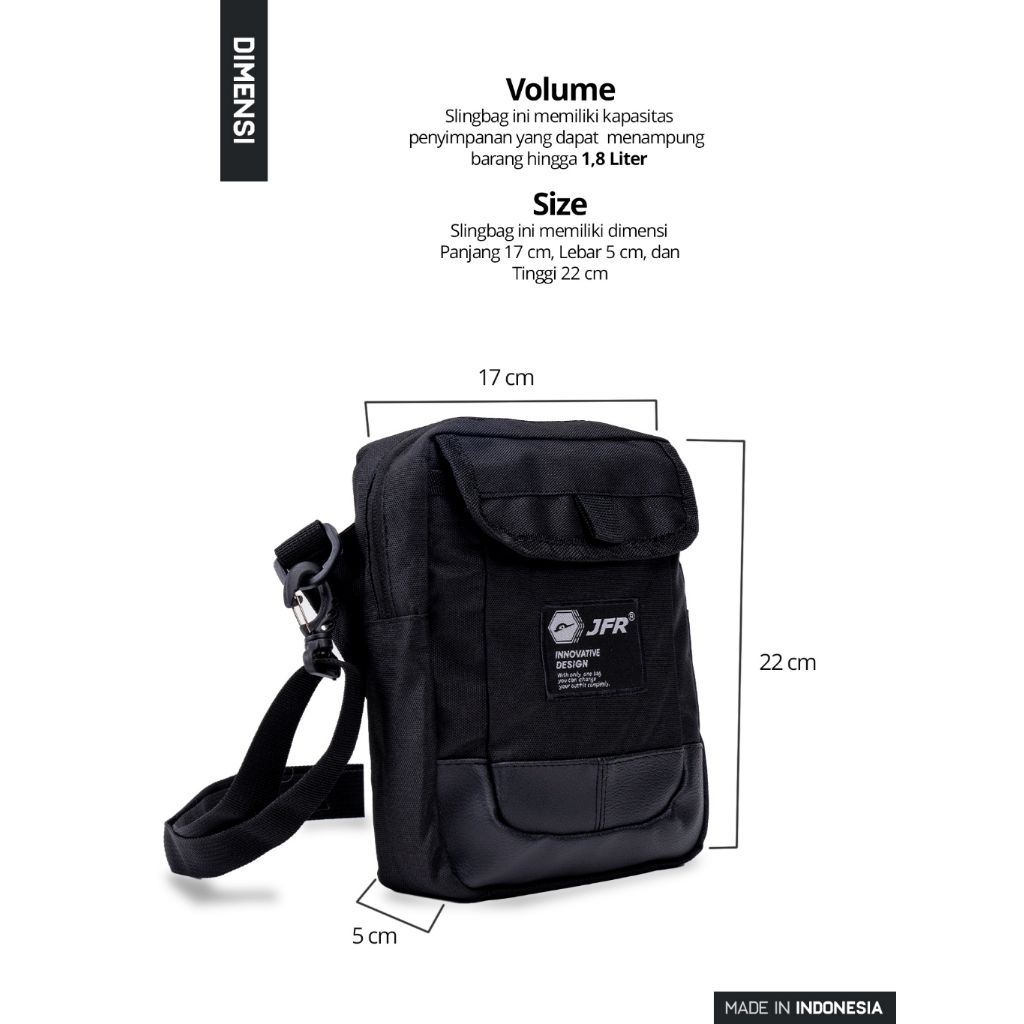 Tas Selempang Bahan Polyester JT12 original JFR