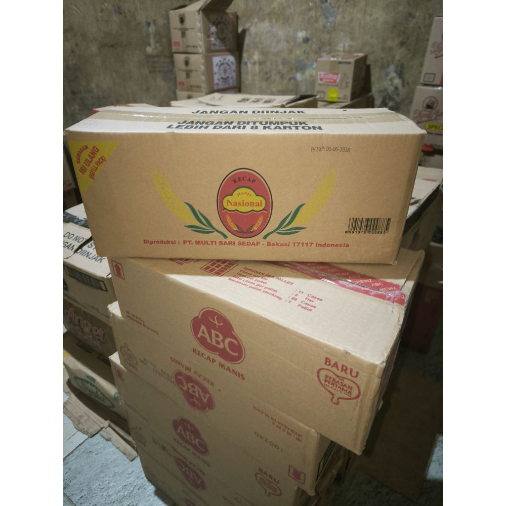 

1 Dus Kecap Nasional Isi 24 Pcs x 300 Gram ( kemasan baru)