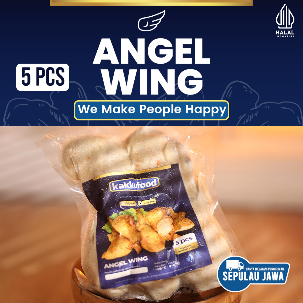 

Angel Wing – Vegetable Boneless Chicken Wings Isi Daging & Sayur