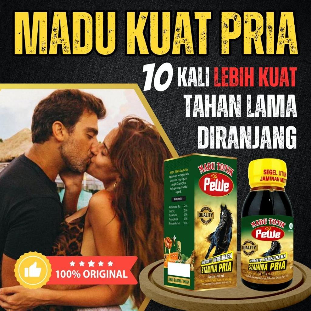 

Madu Tonik Pewe Asli Madukuat Herbal Kuat Tahan Lama Alami Penguat Stamina Pria Aman Dikonsumsi 80ML