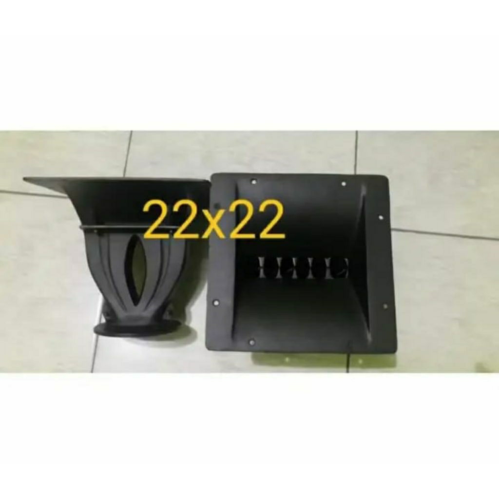 Horn twitter harmonika uk 22×22 drat baut bahan diral/alumunium