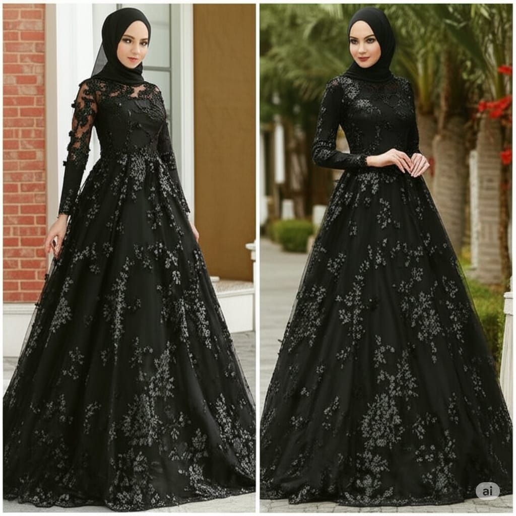 Kain Tile / Tulle Bordir 3D