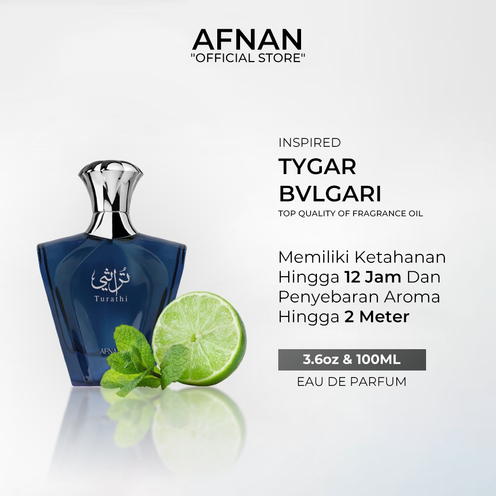 Afnan Turathi Blue Parfum 90ML, Afnan Official Store, Fragrance World, Afnan Turathi Blue Man Eau de