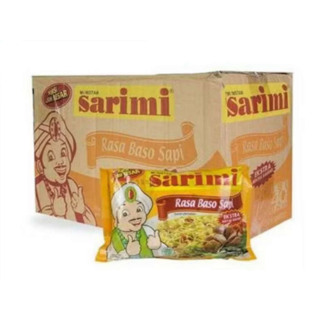 

Sarimi Rasa Bakso Sapi 1 Karton isi 40Pcs