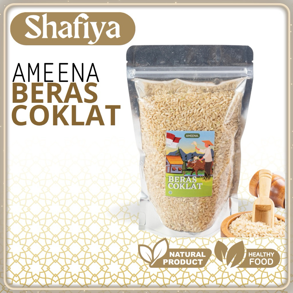 

Beras Coklat Organik 500GR | Ameena Premium Quality