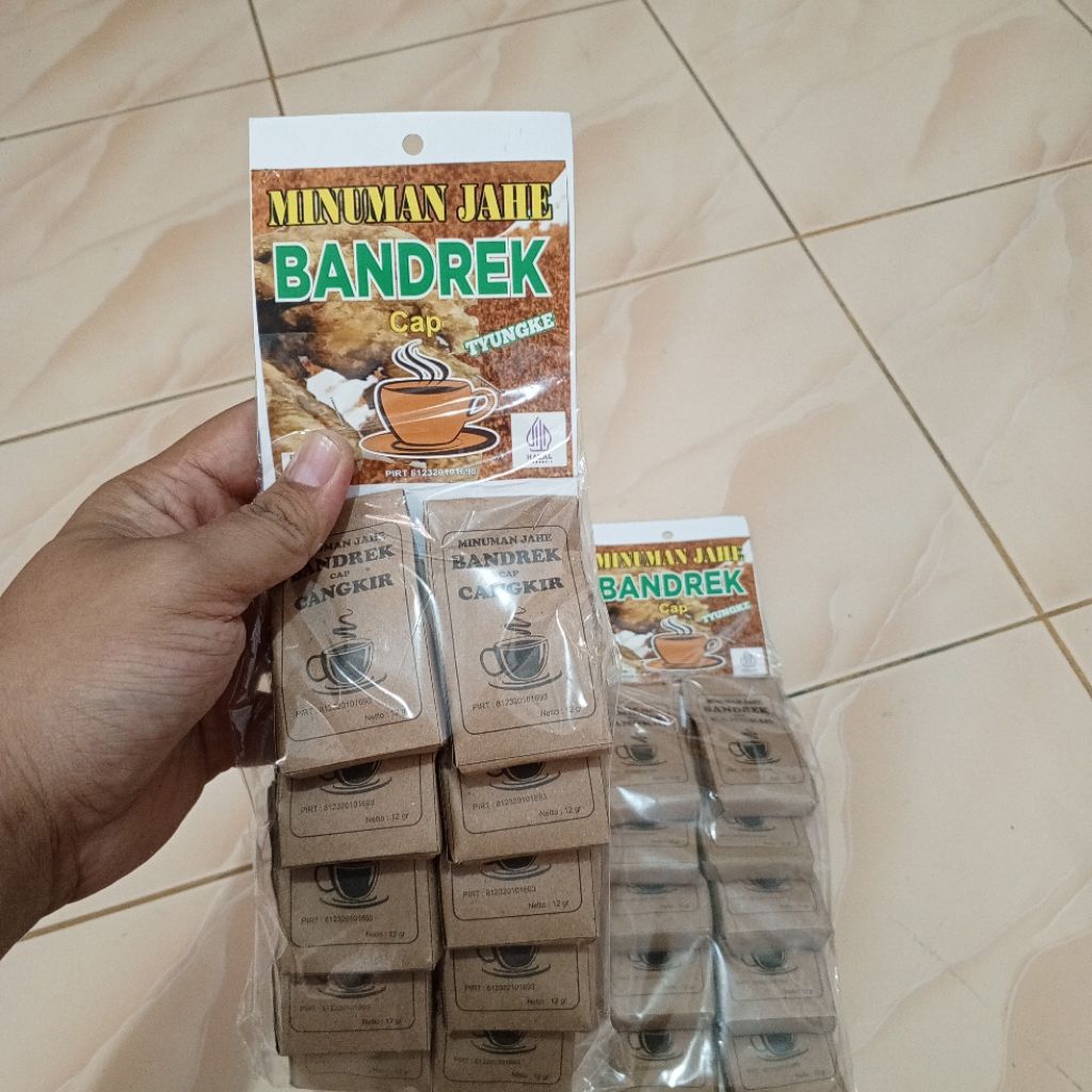 

bandrek jahe cap tyungke isi 10 bungkus