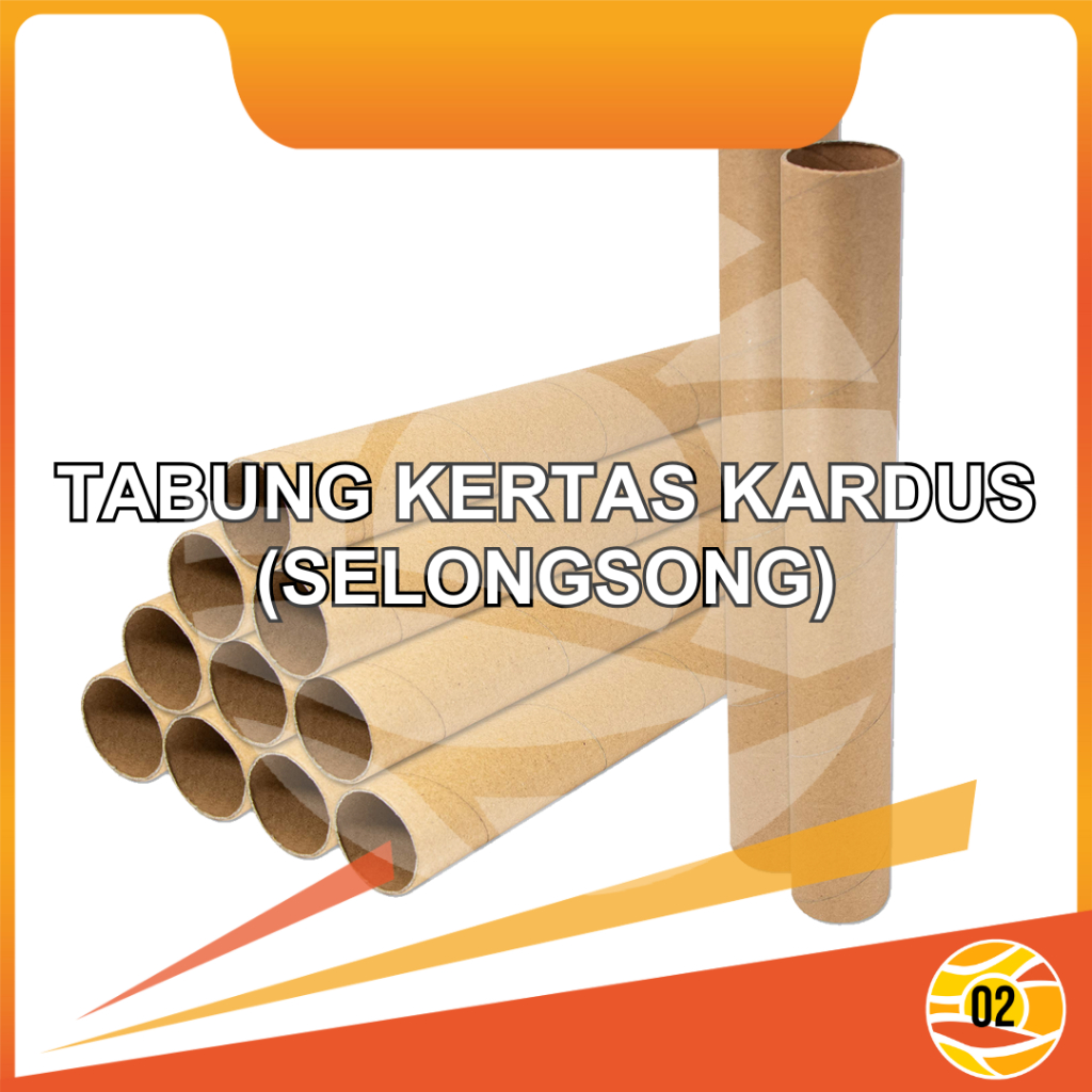

Selongsong Karton Paper Tube Packing Ekstra Aman Kertas Stiker Roll