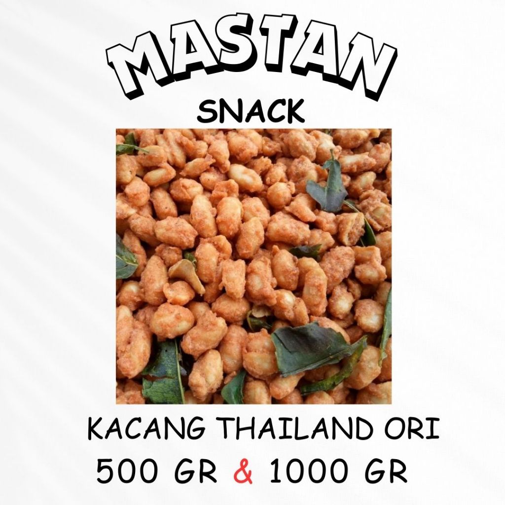 

[500gr & 1kg] Kacang Bangkok Thailand Daun Jeruk Ori Gurih