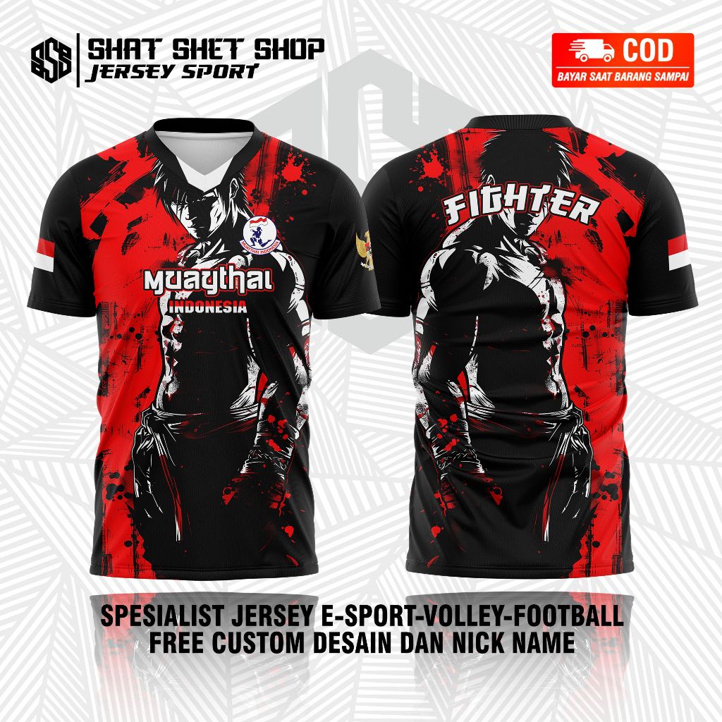 KAOS JERSEY MUAY THAI 10 TERBARU