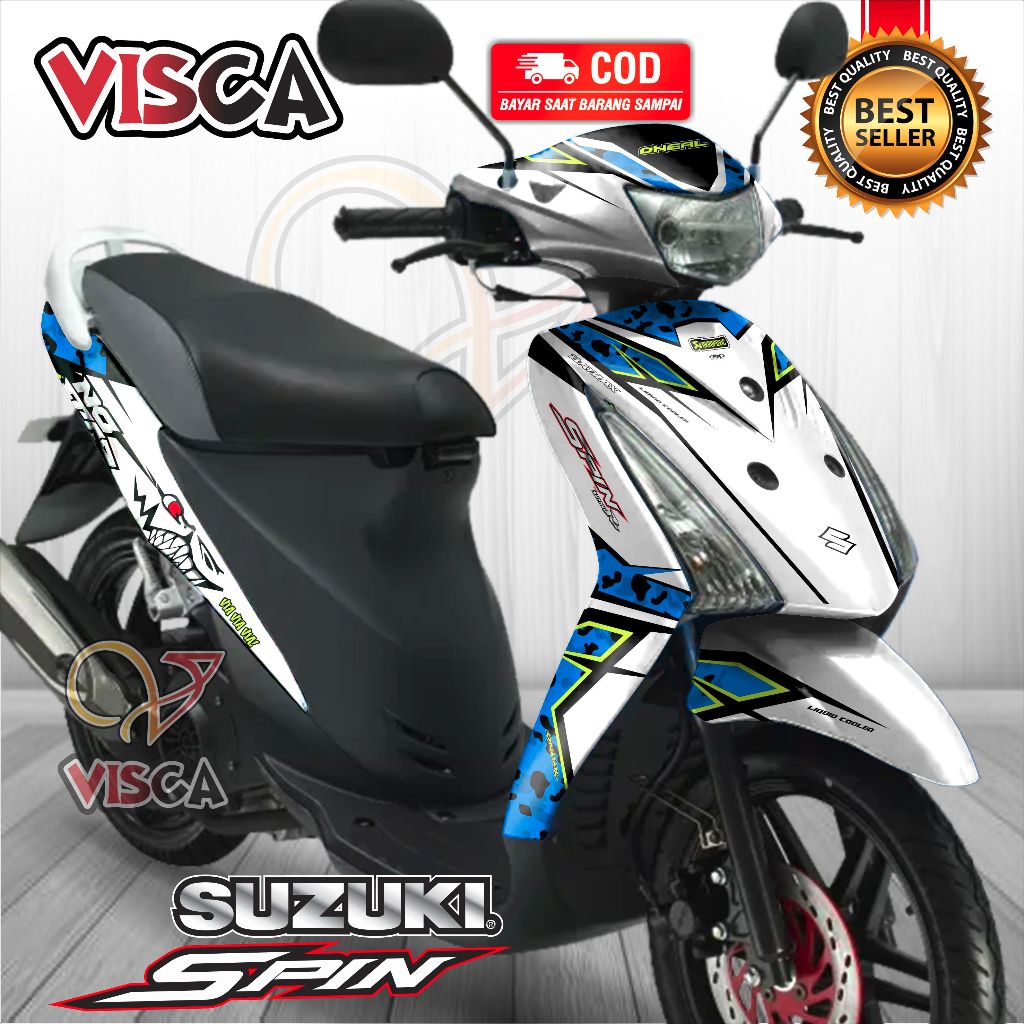 Decal Spin 125 Full Body Stiker Spin 125 Full Body Stiker Motor Suzuki Spin 125 Full Body Decal Holo