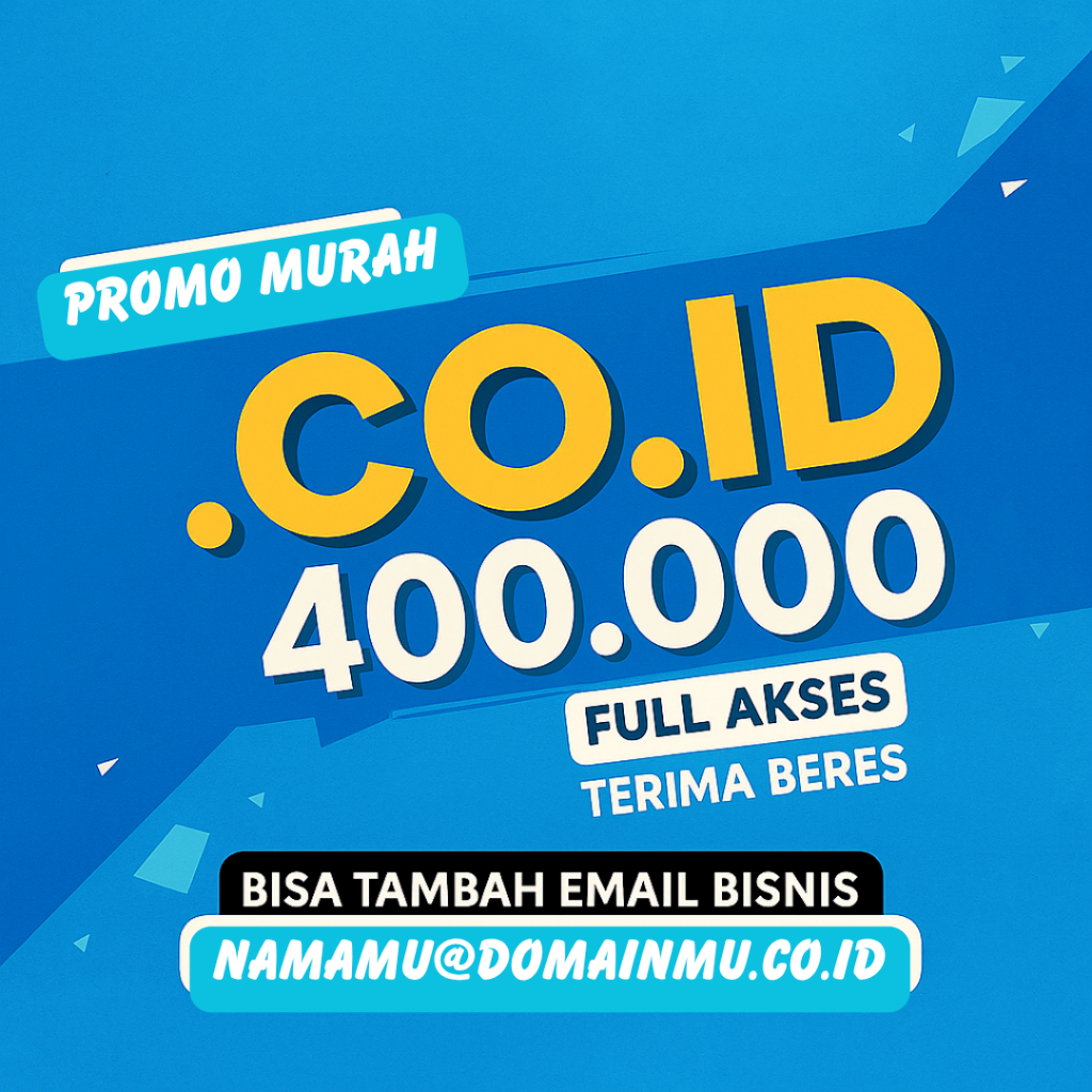 Domain .CO.ID Full Akses Murah Dan Legal