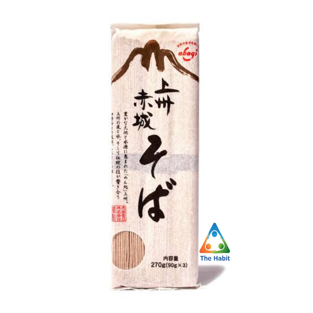 

(The Habit) JOSHU AKAGI Dried Soba Noodle / Mi / Mie Soba Jepang Kering 270gr