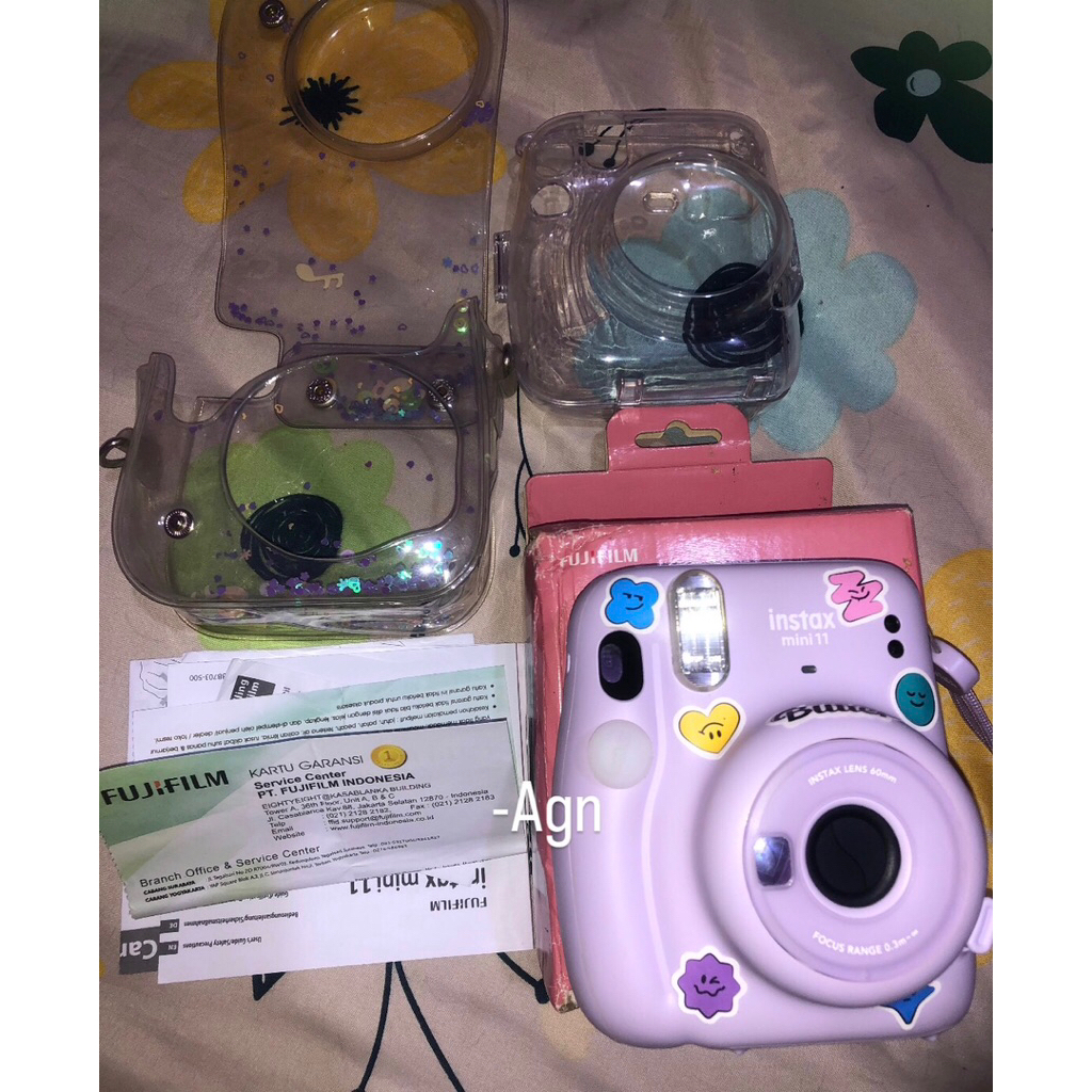 Instax mini 11 purple (PRELOVED/SECOND) FUJIFILM