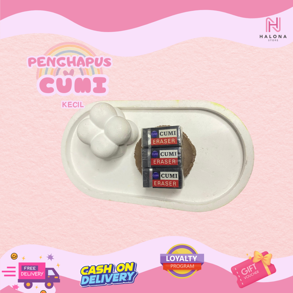 

penghapus Pensil / Pencil Eraser Cumi