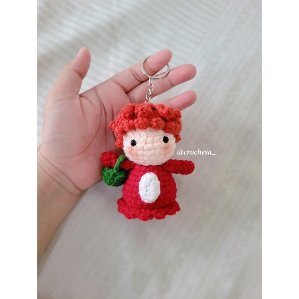 Gantungan Kunci Rajut | Ponyo Crochet by Crochesa