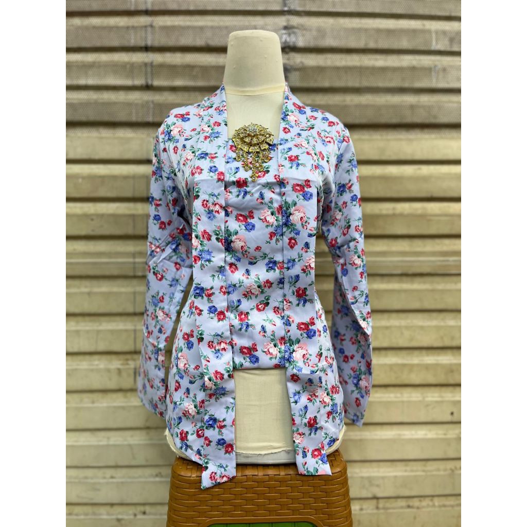 Kebaya kutu baru motif bunga //kebaya kutu baru bunga