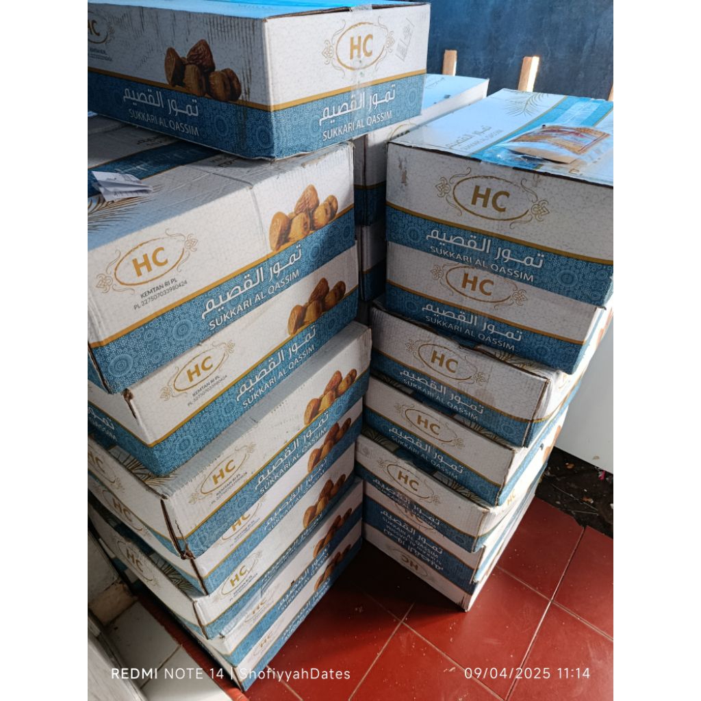 

GROSIR Kurma Sukkari premium HC 3kg (4 DUS ) Paket Usaha