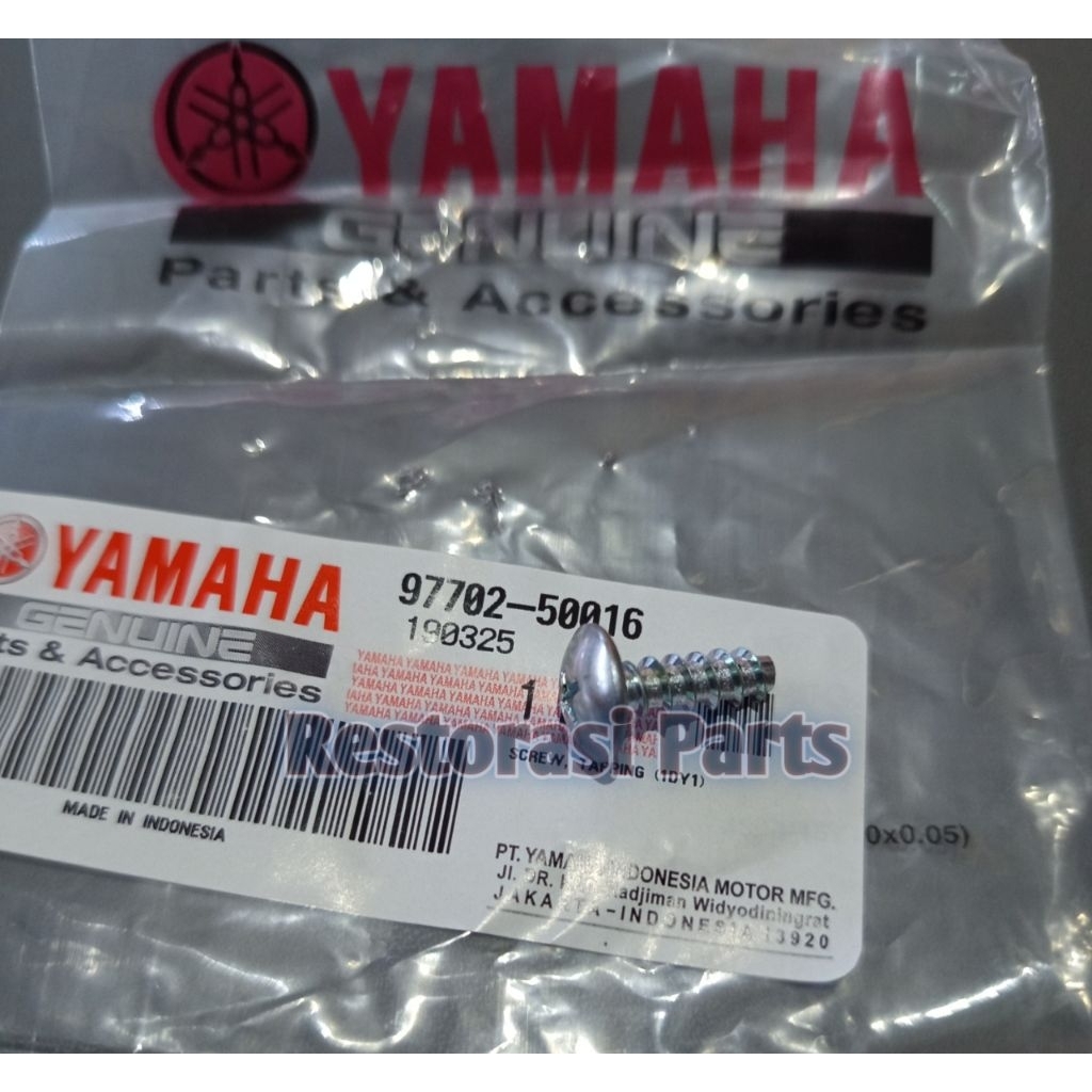 Baut Cover Body Bodi Belakang Yamaha Nmax Original Asli Yamaha 97702-50016