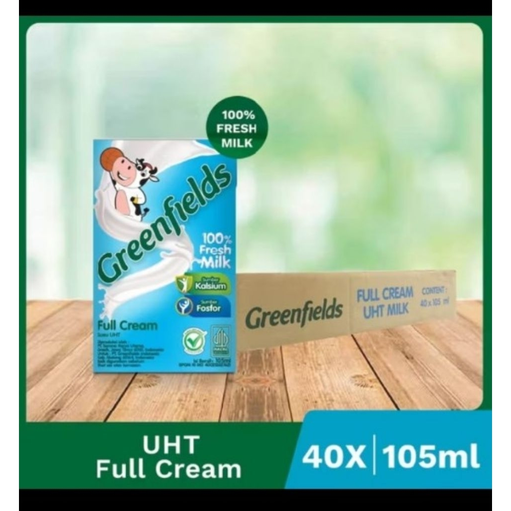 

Greenfield UHT Full cream 1 karton 40pcs x 105ml